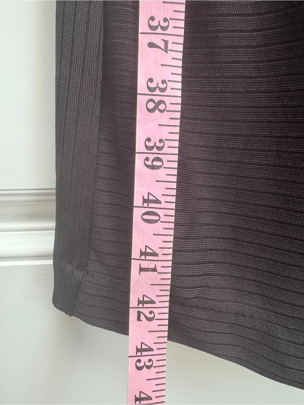 Free People Black Irene Twist Knit Dress Ribbed Slit Large - Picture 7 of 11